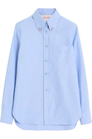 VALENTINO GARAVANI Shirts, female, , 2XS, Shirt with Jewel Buttons
