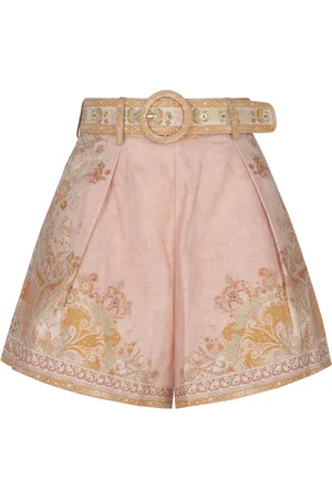 ZIMMERMANN Short Shorts, female, , M, Acacia Tuck Shorts