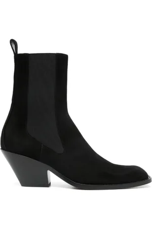 Khaite Calf Suede Cowboy Boots