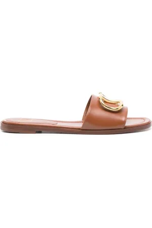 VALENTINO GARAVANI Vlogo Signature Leather Sandals