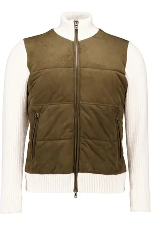 Paul & Shark Bruin Stijlvol Down Jacket