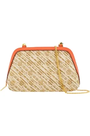 Carolina Herrera Cross Body Bags, female, , ONE SIZE, Raffia Bandolier Crossbody Bag
