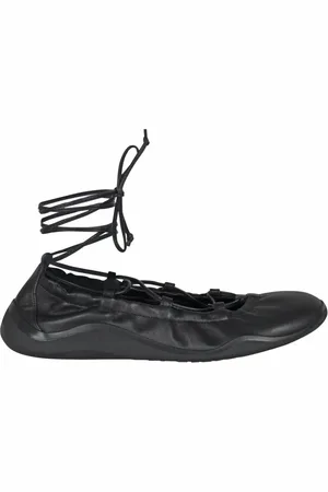 vic matiè Ballerinas, female, , 5 UK, Leather Ballerina Flats with Ankle Ribbons