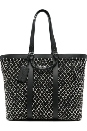 Kenzo Tote Bags, female, , ONE SIZE, Tote Bag with Hook and Eye Fastening