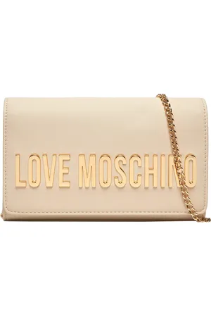 Moschino Cross Body Bags, female, , ONE SIZE, Ivory Synthetic Shoulder Bag