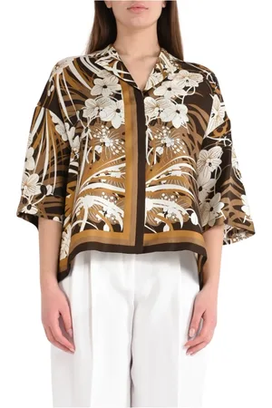 Max Mara Silk patterned Darsena model shirt