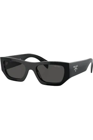 Prada Sunglasses, male, , ONE SIZE, Geometric Sunglasses with Logo
