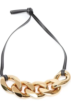 J.W.Anderson Leather Chain Necklace
