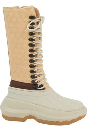Kenzo Lace-up high boots with logo