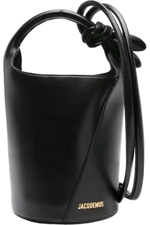 Jacquemus Bucket Bags, female, , ONE SIZE, Le Petit Tourni Leather Bucket Bag