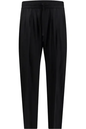 Dolce & Gabbana Slim-fit Trousers, male, , L, Silk Monogram Trouser