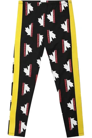 Dsquared2 Printed Side Tape Trousers