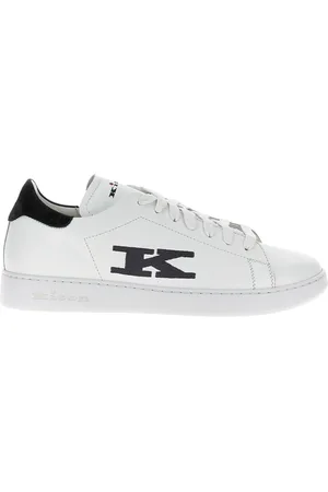 Kiton Sneakers, male, , 7 UK, Leather Flat Trainers