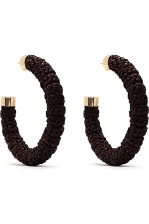 Jacquemus Raphia Hoop Earrings
