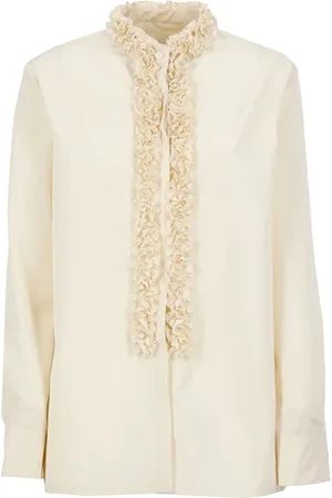 Jil Sander White Shirt with Korean Collar