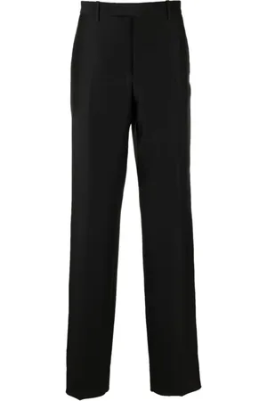 OFF-WHITE Straight-leg Wool-blend Tailored Trousers