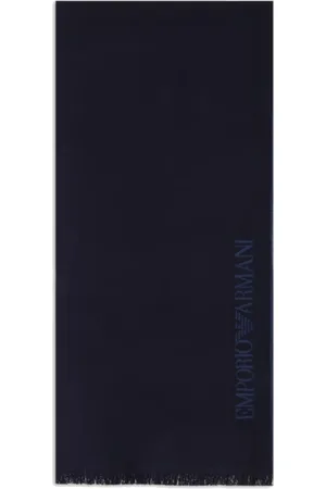Emporio Armani Wool Logo Scarf