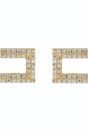 Elisabetta Franchi Logo Earrings