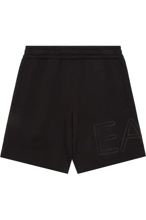 Emporio Armani Shorts, unisex, , 16 Y, Contrast Logo Bermuda Shorts