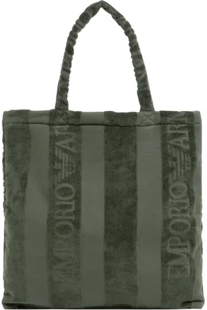 Emporio Armani Logo Beachwear Tote Bag
