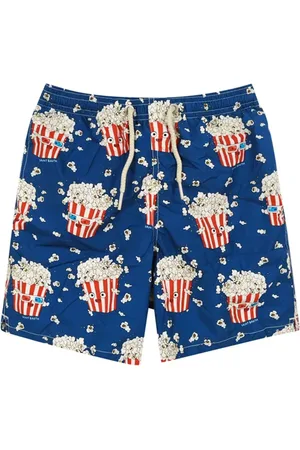 MC2 SAINT BARTH Swimming Trunks, male, , 6 Y, Lightweight Kids Swimwear with Vibrant Print