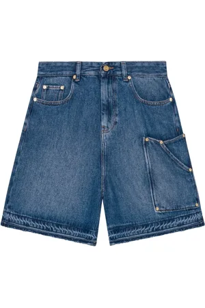 Ganni Denim Shorts, female, , W28, Summer Bermudas Women