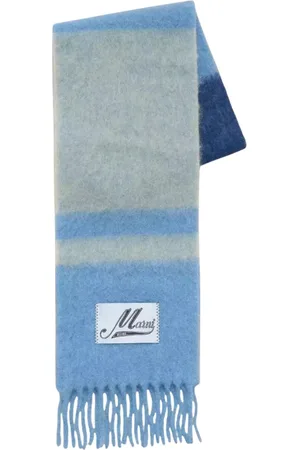 Marni Striped Fringed Scarf