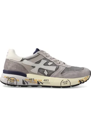 Premiata Grey Trainers Stylish Contemporary Look