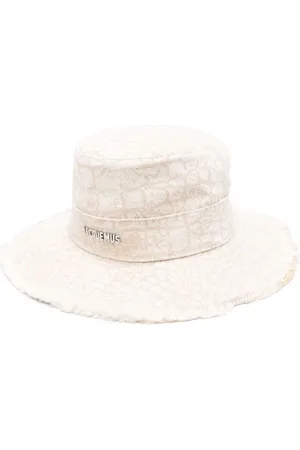 Jacquemus Hats, male, , 60 CM, Drawstring Flat Crown Hat