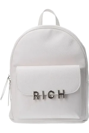 John Richmond Women`s Backpack with Silver Logo