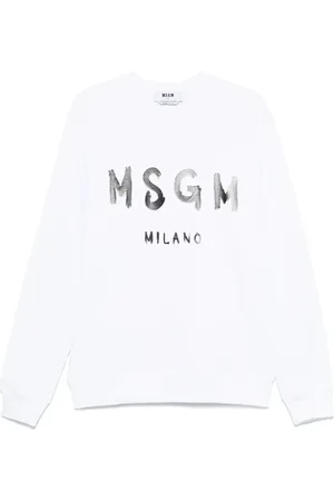 Msgm Sweatshirts, male, , S, Casual Cotton Sweatshirt Ss25