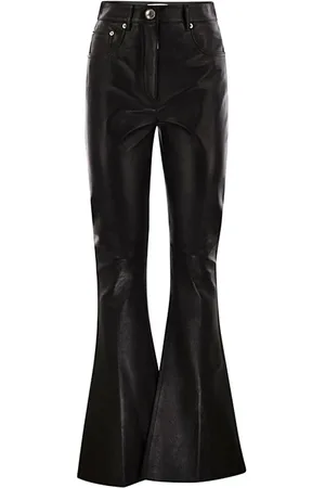 Sportmax Leather Trousers, female, , S, Stylish Trousers for Men and Women