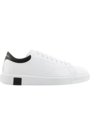 Armani Exchange Leather Trainers Stylish Design
