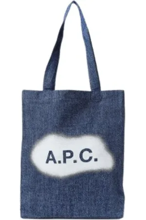 A.P.C. Lou Tote Bag Washed Indigo