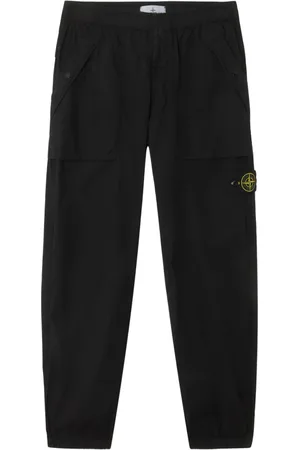Stone Island Straight Trousers, male, , W30, Stretch Cotton Tela Paracadute Jogger Trousers
