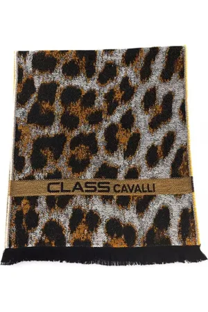 Roberto Cavalli Winter Scarves, female, , ONE SIZE, Animalier Fantasy Logo Scarf