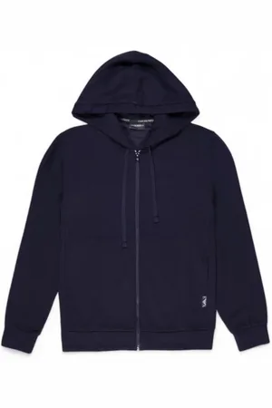 Emporio Armani Zip-throughs, male, , XL, Cotton Blend Jumper