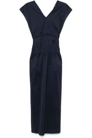 Fabiana Filippi Long Lace-Up Dress