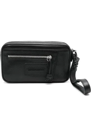 Emporio Armani Beige Wallet with Wrist Strap