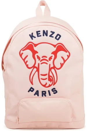 Kenzo Backpacks, male, , ONE SIZE, Elephant Embroidered Backpack