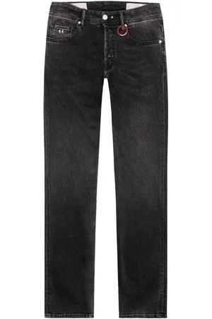 sartoria tramarossa Slim-fit Jeans, male, , W34, Cotton Jeans with Removable Initials