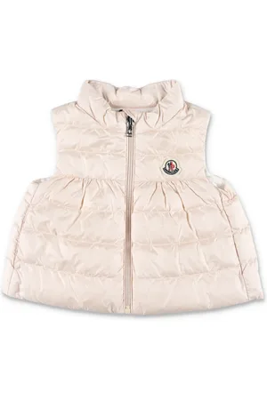 Moncler Down Gilet Jacket with Flounce