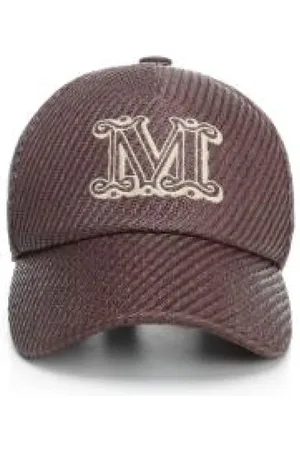 Max Mara Raffia Visor Hat