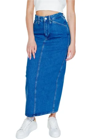 Calvin Klein Denim Skirts, female, , W24, Cotton Skirt Fall/Winter Collection