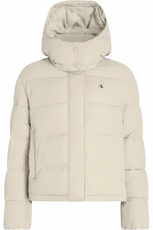Calvin Klein Winter Jackets, female, , S, Turtleneck Zip-Up Jacket with Hood