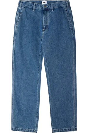 Obey Loose-fit Jeans, male, , W34, Stonewash Indigo Carpenter Denim
