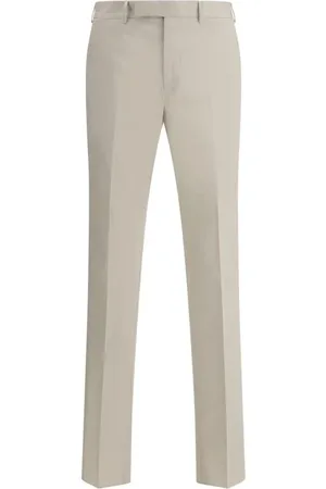 Ermenegildo Zegna Suit Trousers, male, , S, Elegant Cigarette Cut Suit Trousers