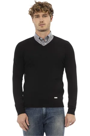 BALDININI V-neck Knitwear, male, , XL, V-Neck Long Sleeve Jumper
