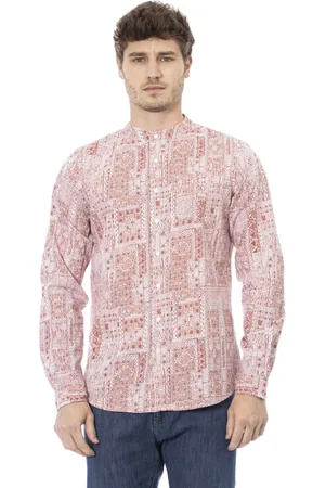BALDININI Casual Shirts, male, , S, Korean Collar Shirt - Livorno Style