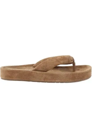 Pedro Garcia Modern Suede Flip-Flop Sandals